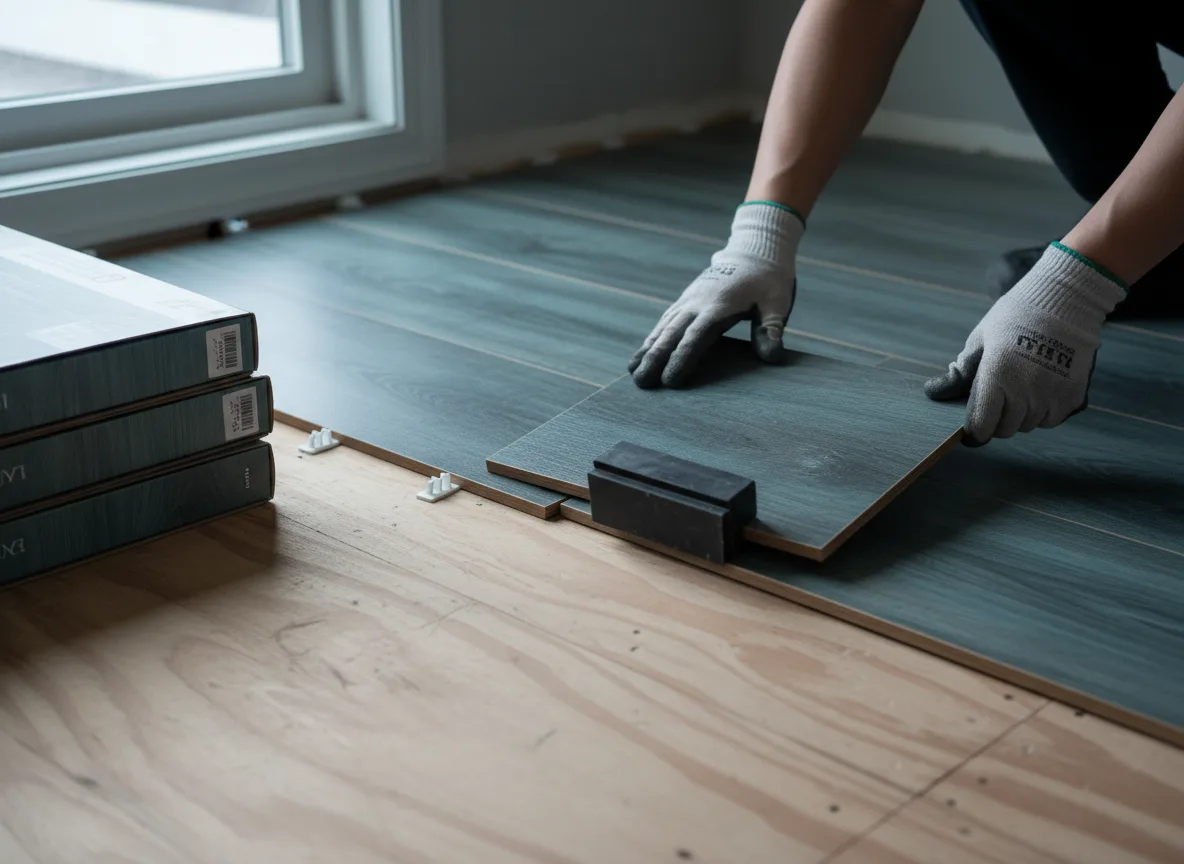 Luxury Vinyl Plank Installation company in Hampden, ND
